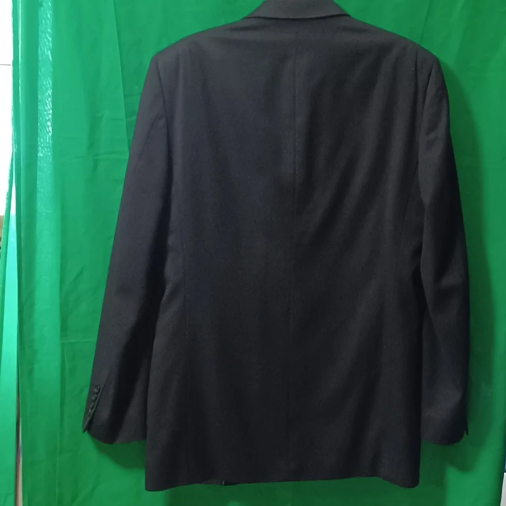 J Ferrar Mens Modern Fit Blazer Black 3 Button Suit Jacket 40 Long 40L